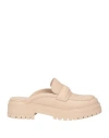 Gianvito Rossi Woman Mules & Clogs Beige Size 5.5 Leather In Beige