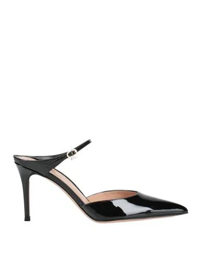 Gianvito Rossi Woman Mules & Clogs Black Size 8 Leather In Black