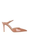 Gianvito Rossi Woman Mules & Clogs Blush Size 11 Leather In Pink