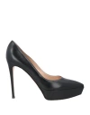 Gianvito Rossi Woman Pumps Black Size 10 Leather