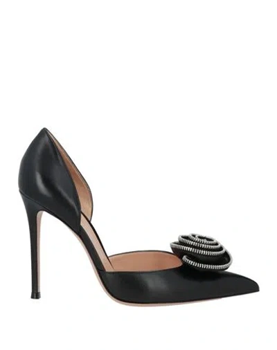 Gianvito Rossi Woman Pumps Black Size 7 Leather