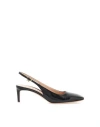 Gianvito Rossi Slingback Décol In Black