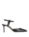 Gianvito Rossi Woman Pumps Black Size 8 Leather In Multi