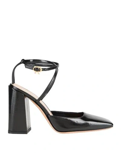 Gianvito Rossi Woman Pumps Black Size 8 Leather