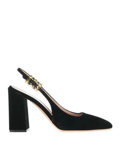 Gianvito Rossi Woman Pumps Black Size 8 Textile Fibers