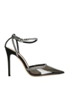 Gianvito Rossi Woman Pumps Black Size 9 Pvc - Polyvinyl Chloride, Leather In Black