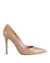 Gianvito Rossi Woman Pumps Blush Size 7 Leather In Pink