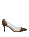 Gianvito Rossi Womens Animal Print Pump In Brown