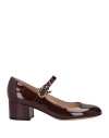 Gianvito Rossi Woman Pumps Burgundy Size 8 Leather In Red