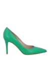 Gianvito Rossi Woman Pumps Green Size 8 Calfskin