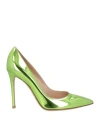 Gianvito Rossi Woman Pumps Light Green Size 5 Leather