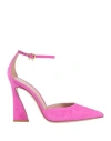 Gianvito Rossi Woman Pumps Magenta Size 7.5 Leather