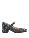 Gianvito Rossi Woman Pumps Midnight Blue Size 11 Textile Fibers