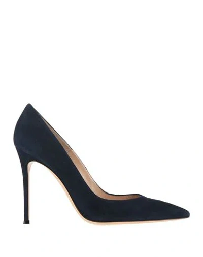 Gianvito Rossi Pumps In Navy Blue