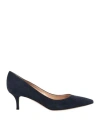 Gianvito Rossi Woman Pumps Navy Size 7.5 Leather