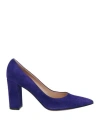 Gianvito Rossi Woman Pumps Purple Size 11.5 Leather