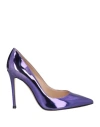 Gianvito Rossi Gianvito 105mm Metallic Effect Pumps In Purple