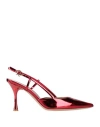 Gianvito Rossi Woman Pumps Red Size 6 Soft Leather