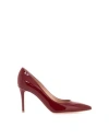 Gianvito Rossi Gianvito 85 Nappa Leather Pumps In Red