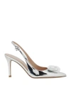 Gianvito Rossi With Heel Silver In Silver