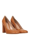 Gianvito Rossi Woman Pumps Tan Size 10.5 Calfskin In Brown