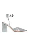 Gianvito Rossi Metallic Leather And Pvc Pumps In Transparent