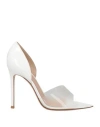 Gianvito Rossi Woman Pumps White Size 7.5 Leather In White
