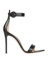 Gianvito Rossi Woman Sandals Black Size 12 Soft Leather