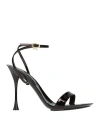 Gianvito Rossi Woman Sandals Black Size 7.5 Leather In Black