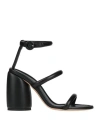Gianvito Rossi Woman Sandals Black Size 8 Leather