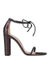 Gianvito Rossi Woman Sandals Black Size 8 Leather