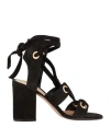 Gianvito Rossi Woman Sandals Black Size 8 Leather In Black