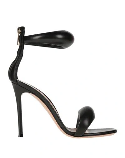 Gianvito Rossi Black Bijoux Heeled Sandals