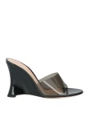 Gianvito Rossi Woman Sandals Black Size 8 Plastic
