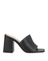 Gianvito Rossi Woman Sandals Black Size 8 Soft Leather