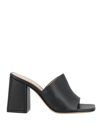 Gianvito Rossi Woman Sandals Black Size 8 Soft Leather