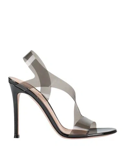 Gianvito Rossi Woman Sandals Black Size 8.5 Rubber
