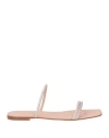 Gianvito Rossi Woman Sandals Blush Size 6.5 Leather In Pink