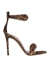 Gianvito Rossi Bijoux 105mm Leopard-print Sandals In Brown