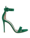 Gianvito Rossi Starlight Glitter High Heel Sandals In Green
