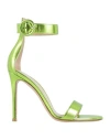 Gianvito Rossi Woman Sandals Green Size 5 Leather