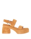 Gianvito Rossi Woman Sandals Marigold Size 6.5 Leather In Yellow