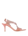 Gianvito Rossi Woman Sandals Pink Size 7.5 Rubber