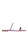 Gianvito Rossi Woman Sandals Purple Size 6 Leather