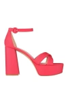 Gianvito Rossi Crossover-strap Sandals In Red