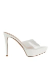 Gianvito Rossi 115mm Betty Plexi Platform Sandals In Transparent