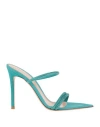 Gianvito Rossi Cannes 105mm Mules In Blue