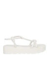 Gianvito Rossi Woman Sandals White Size 10 Leather In White