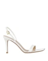 Gianvito Rossi Woman Sandals White Size 5 Soft Leather