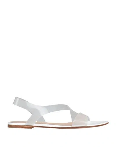 Gianvito Rossi Woman Sandals White Size 6 Plastic